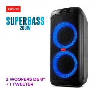 Caixa de Som Aiwa Partybox PB-01 Bluetooth 15H USB 200w RMS