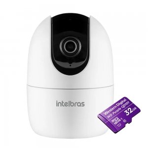 Câmera Inteligente Intelbras iM4 Full HD Wi-Fi com Micro SD 32GB WD Purple