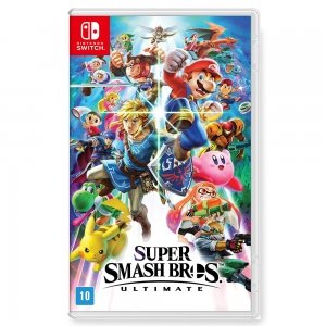 Jogo Super Smash Bros Ultimate Nintendo Switch Mídia Física