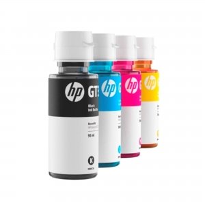 Kit Refil Garrafa De Tinta HP GT53 Preto / Ciano / Magenta / Amarelo