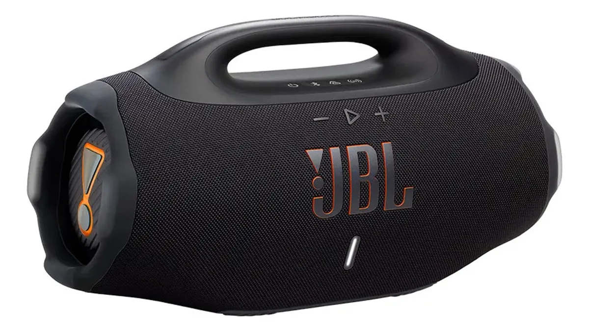Caixa De Som Bluetooth Boombox 4 Jbl 210w Prova D'água
