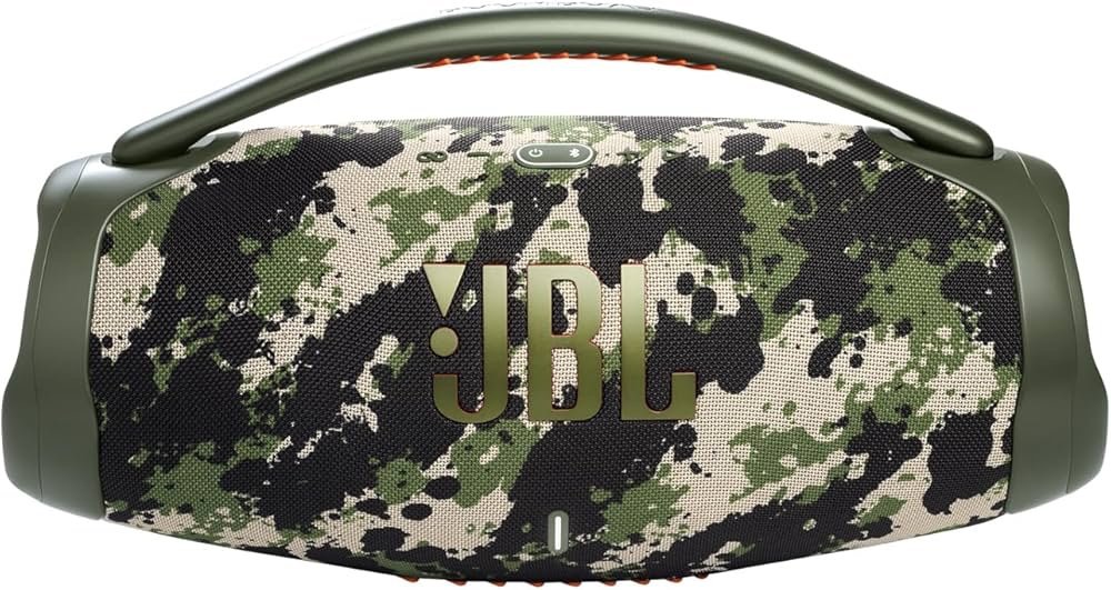 Caixa de Som JBL Boombox 3 Bluetooth Camuflada Squad Bivolt
